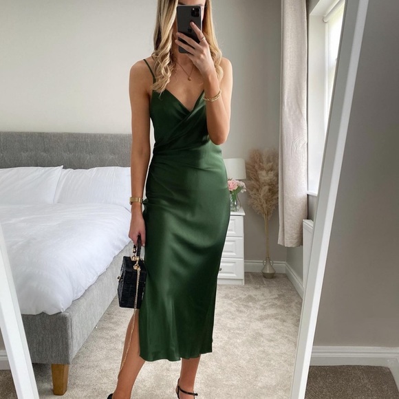 Blogger’s Fav|NWT ZARA Draped Lingerie Dress - Picture 6 of 16